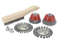 HAND & WHEEL WIRE BRUSH small